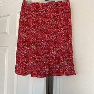 35th and 10th Y2k floral skirt.